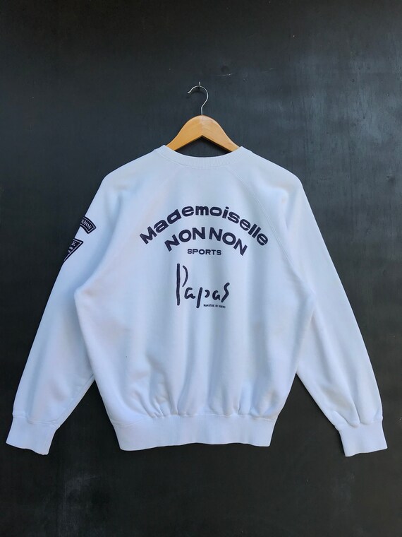 designer white sweatshirt