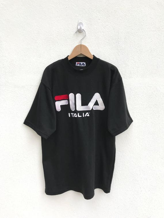 Vintage Fila Embroidery Big Logo T Shirt/Fila Swea