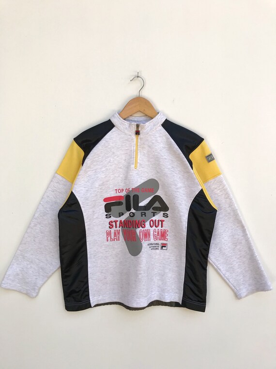 Vintage Fila Half Zipper Sweater / Casual Clothing