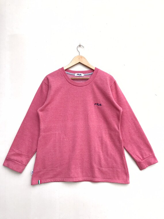 Vintage Fila Embroidery Logo Women Pullover / Fila