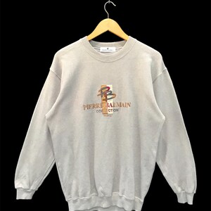 Vintage Pierre Balmain Spellout Sweatshirt / Pierre Balmain Paris / Pierre Balmain Sweater.. S45..