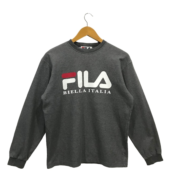 Vintage Fila Big Logo Pullover Fila Sweater Casual Clothing Fila Sport Sweater Fila Italia. S83. Etsy UK