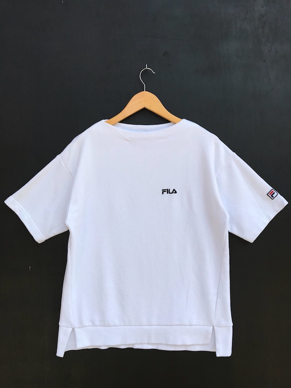 Vintage Fila Embroidery Logo T Shirt / Fila Shirt