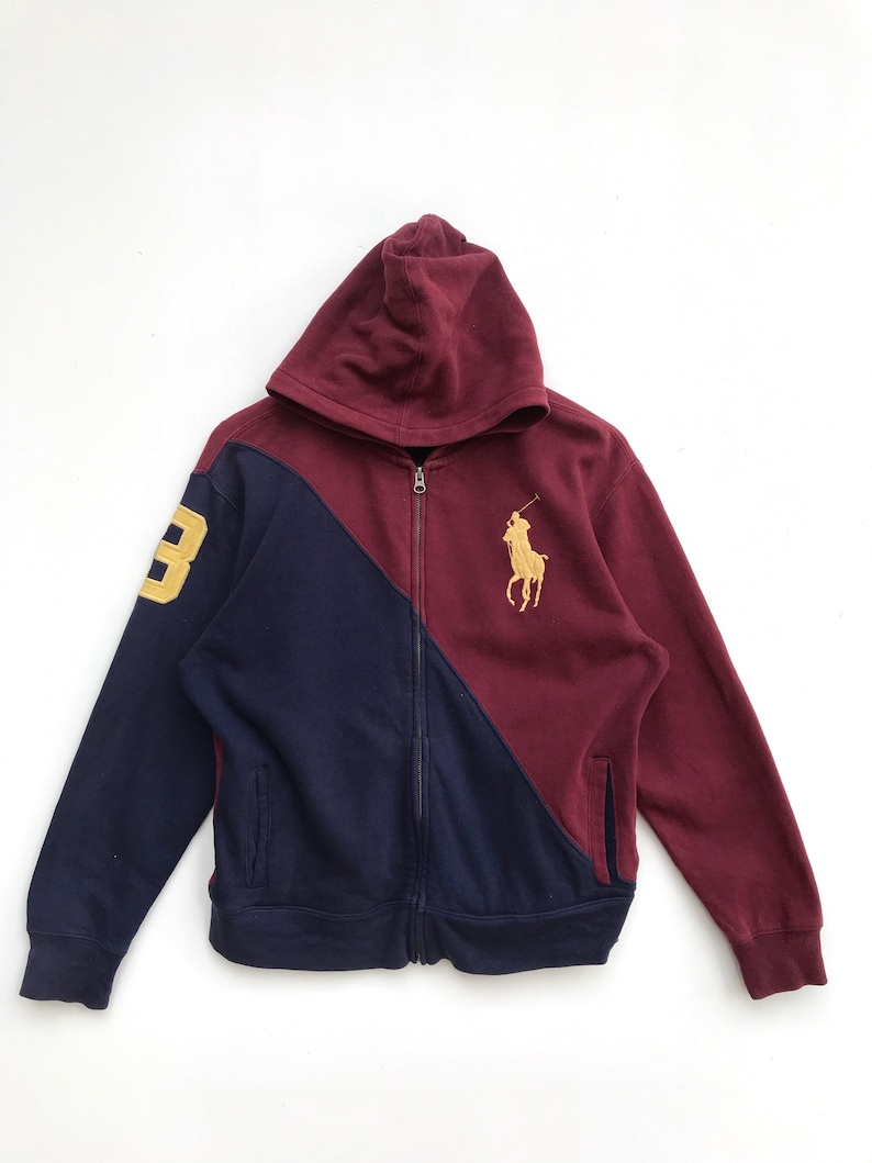 Clothing Pony Hoodie Casual Polo Ralph Big Lauren Sweater Vintage QrtdCsh