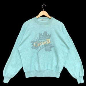Vintage 80s Canada by WAM Sweatshirt / Canada Maple Leaf Sweatshirt / Canada Crewneck.. S31..