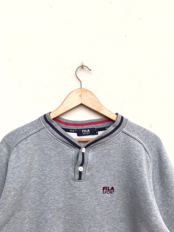 Vintage Fila Sport Bordado Logo Sudadera / Fila Sport Sweater | Etsy España