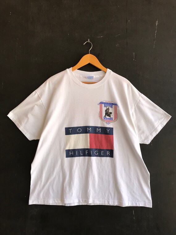hilfiger flag t shirt