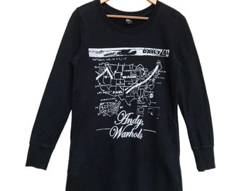 Vintage Andy Warhol Women Sweatshirt / Andy Warhol Sweater / Andy Warhol Pop Art.. S3