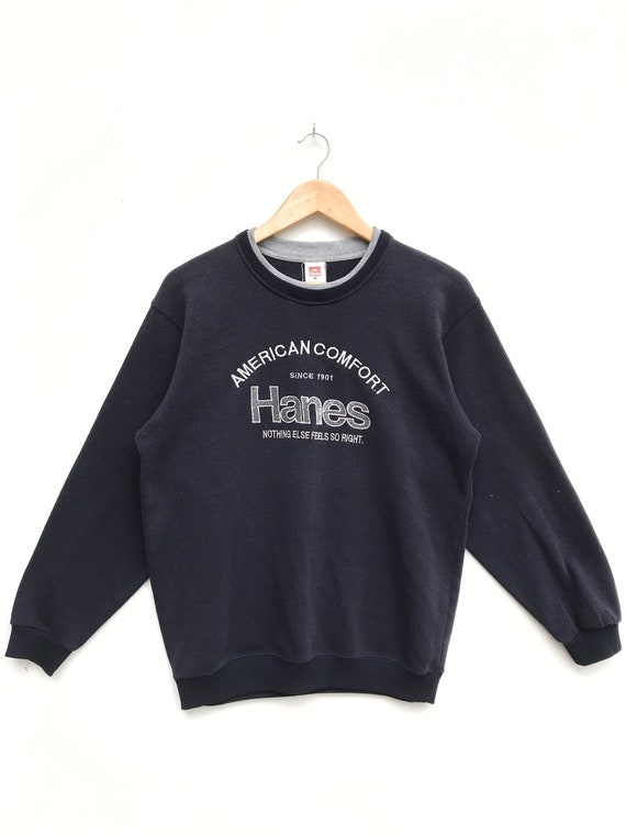 Vintage Hanes Sweatshirt/Hanes Blue Sweater/Hanes