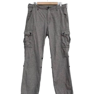 Vintage Japanese Brand Global Work Cargo Multi Pocket Pant / Trousers Pants / Tactical Pants / Six Pocket Pants