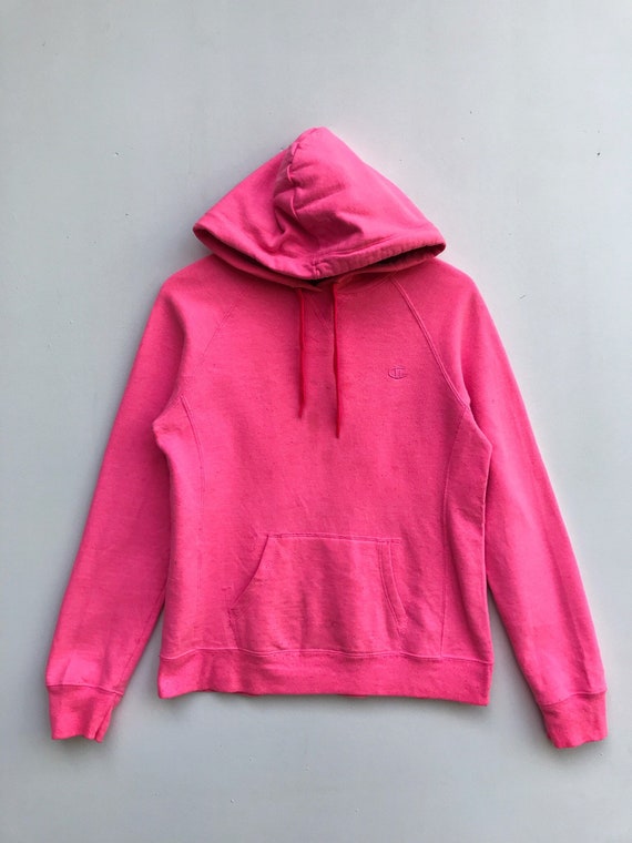 pink champion women's hoodie