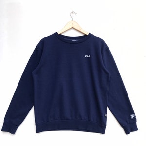 Vintage Fila Sweatshirt Embroidery Logo / Fila Sweater / Casual Clothing / Fila Sport Sweater / Fila Italia / Streetwear.. S181..