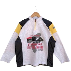 Vintage Fila Half Zipper Sweater / Casual Clothing / Fila Sport Sweater / Fila Italia / Streetwear / Fila Biella Italia.. S205..