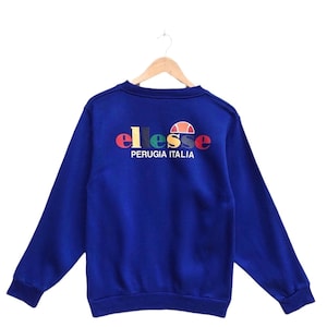 Vintage Ellesse Spellout Sweatshirt / Ellesse Sweater / Ellesse Tennis Shirt / Ellesse Sportwear.. S106..
