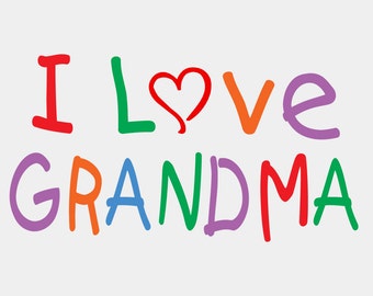 i love grandma etsy