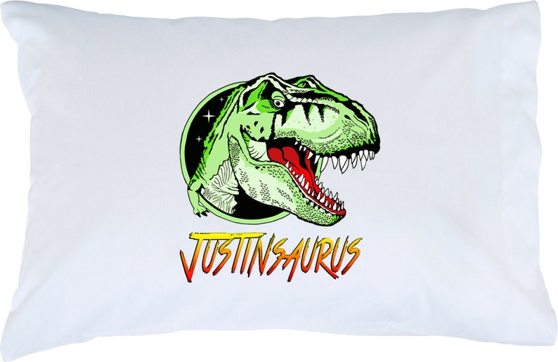 Personalized Dinosaur T-Rex Standard Pillowcase 20 x 32