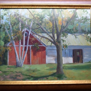 Vermont Landscape, Plein Air Oil Painting