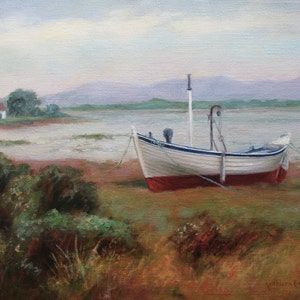 Irish Landscape in Oil, County Mayo, Original