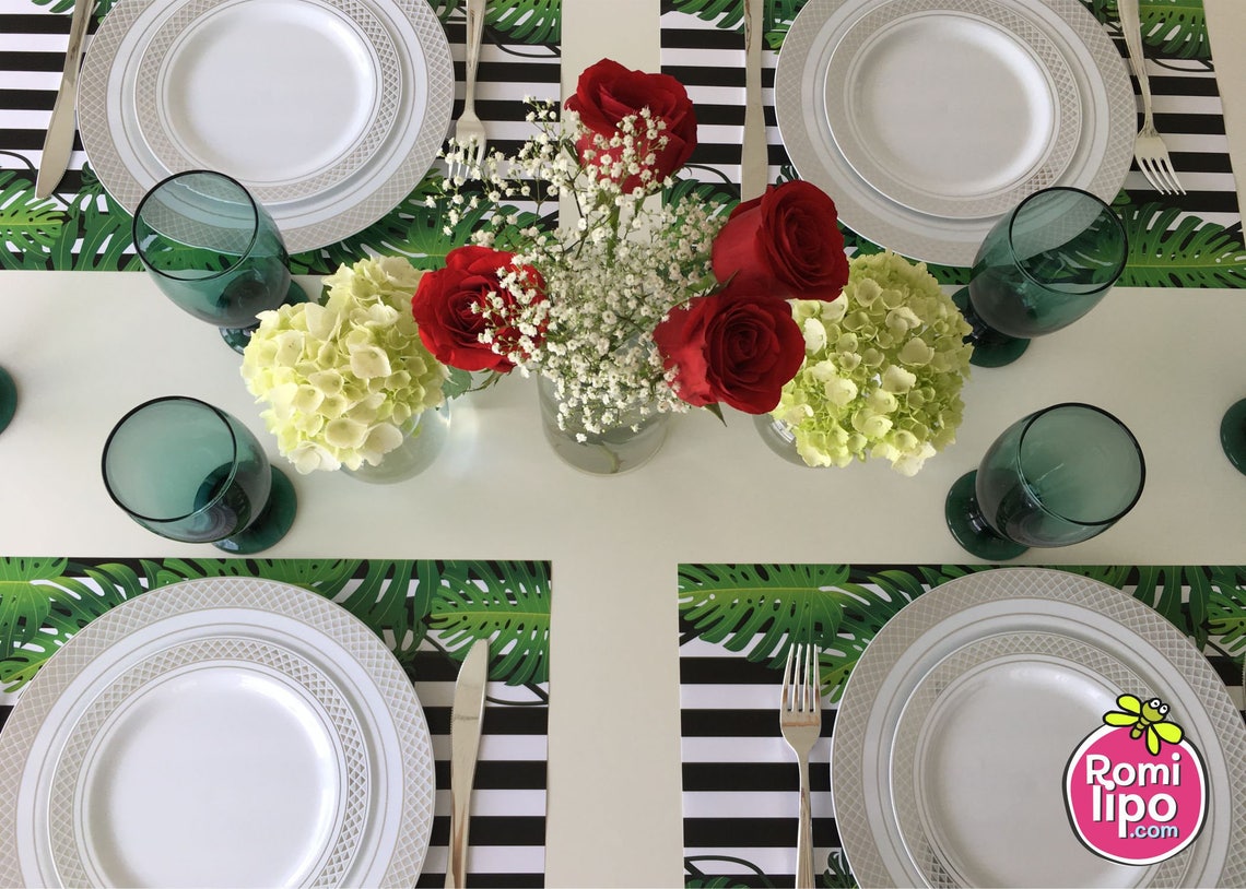 Placemats Set of 12 11 X 17 Placemats Home Decor Disposable Etsy