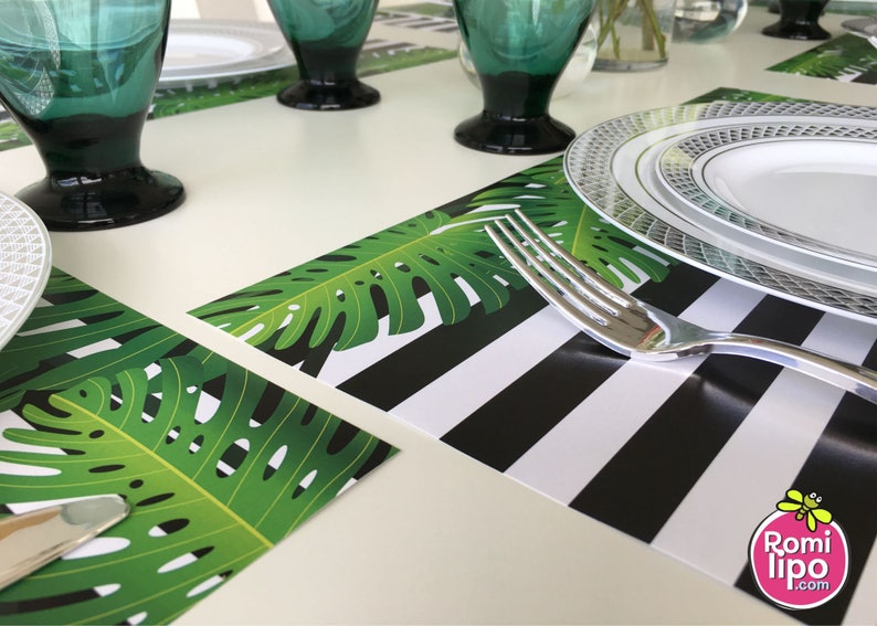 Placemats Set of 12 11 X 17 Placemats Home Decor Disposable Etsy