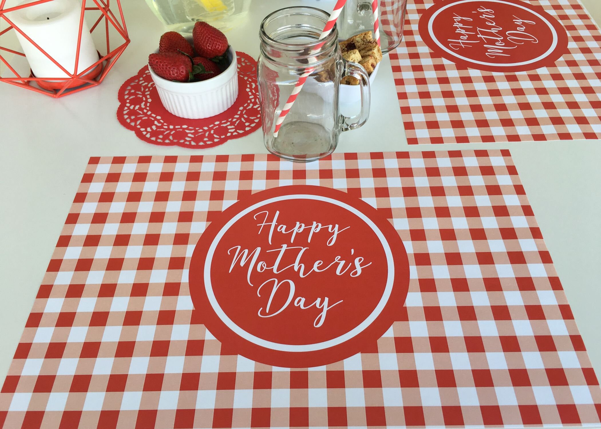 Mothers day placemats set of 12 mothers day decor mothers Etsy