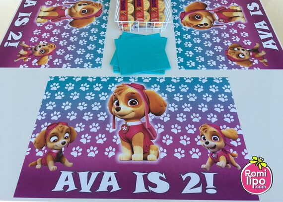 paw patrol placemat