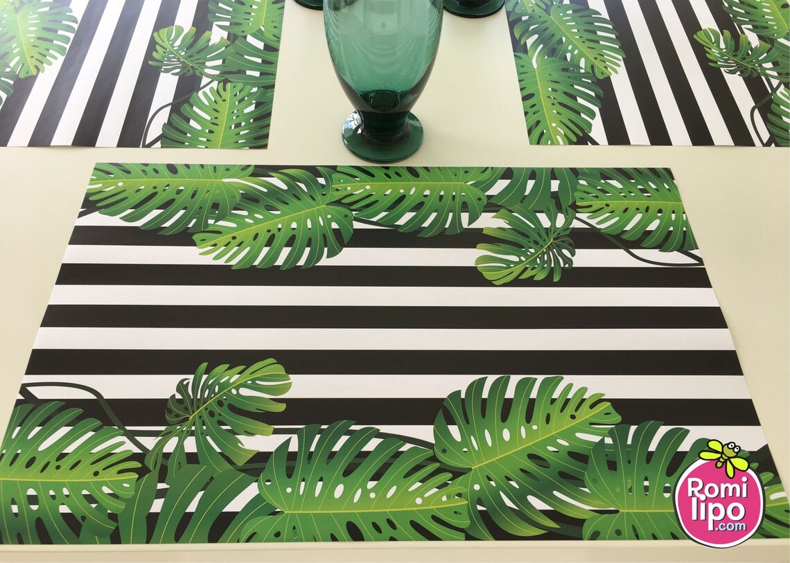 Placemats Set of 12 11 X 17 Placemats Home Decor Disposable Etsy