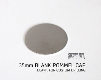 35mm Blank Graflex Pommel Cap - For custom setups