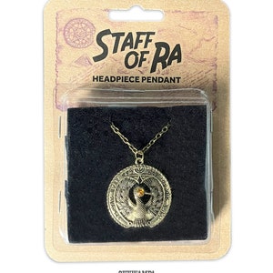 Staff of Ra Pendant Necklace Replica - Indiana Jones - In Collectable Packaging