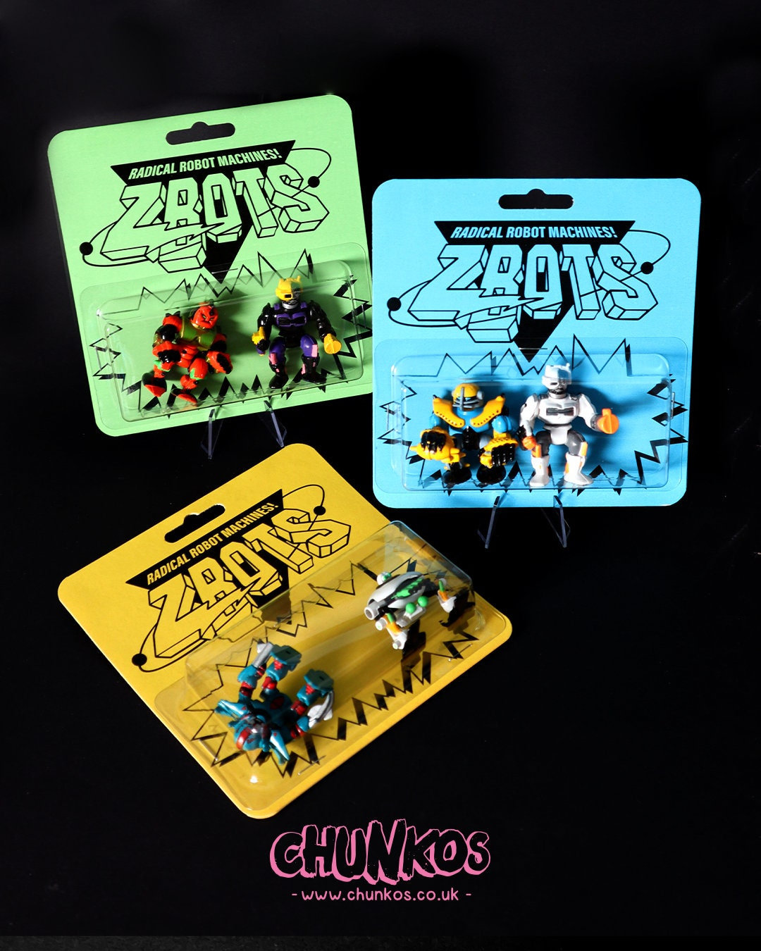 小物 milkpocket Vintage Zbots Micro Machine Figures: 80s/90s Collectible