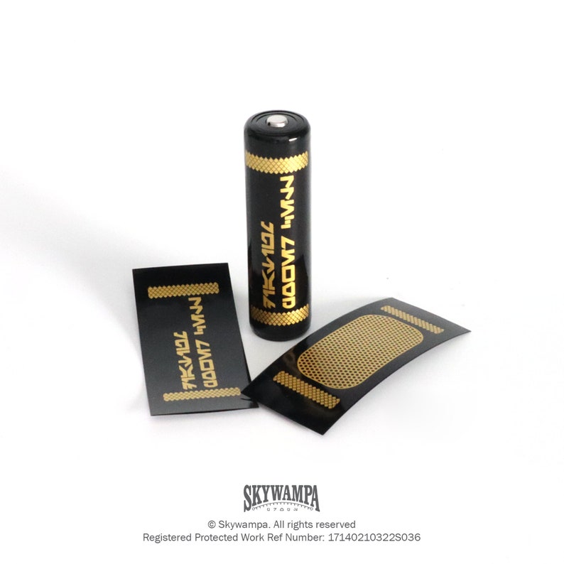 Diatium Power Cell - Battery Wrap Heat Shrink fits 18650 Lithium Battery for Lightsaber installs image 4