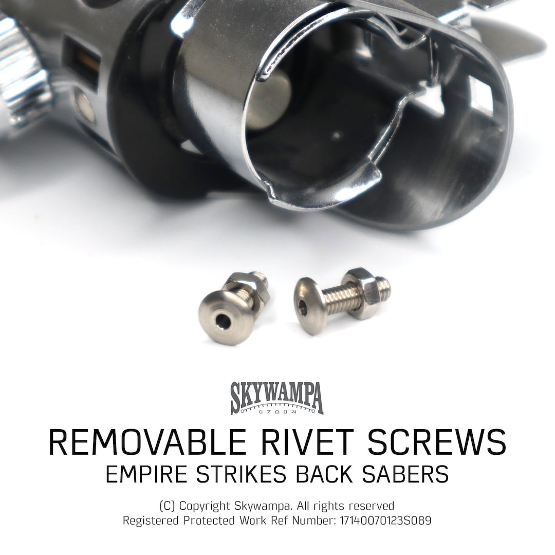 Lightsaber Rivet Screw for Sound Venting - ESB Graflex Builds ...