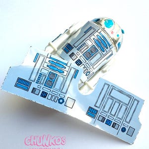Autocollants de remplacement Kenner Star Wars R2-D2 et R5-D4 vintage