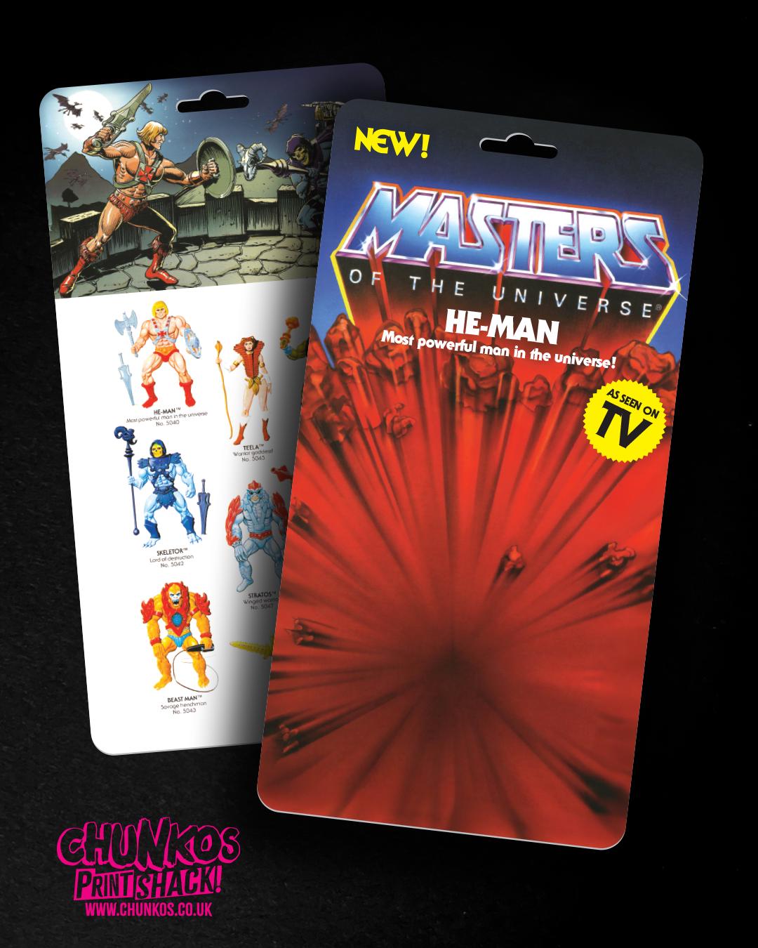 MOTU Action Figure Card Backs Print Service – Vintage Toy Style - Etsy