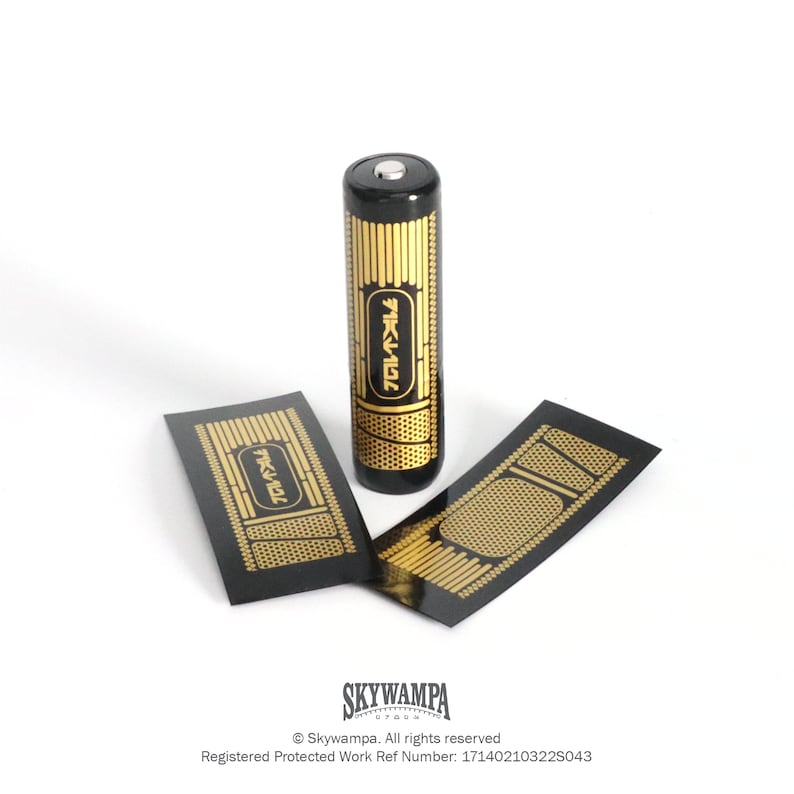 The Resistance Diatium - Battery Wrap Heat Shrink fits 18650 Lithium Battery for Lightsaber installs image 1