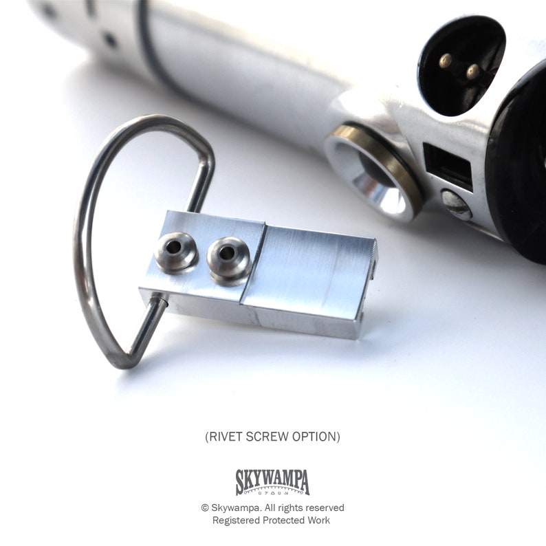 Kobold Clip & D-ring Aluminium Replica - Force Awakens Last Jedi Accurate - Graflex Lightsaber part image 1
