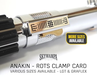 ROTS Anakin Lightsaber Clamp Card - LGT & Graflex Compatible