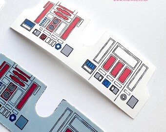 STL File STAR WARS WESTERN, CIVIL WAR R2-D2, R5-D4, VINTAGE CUSTOM Unproduced Kenner Has