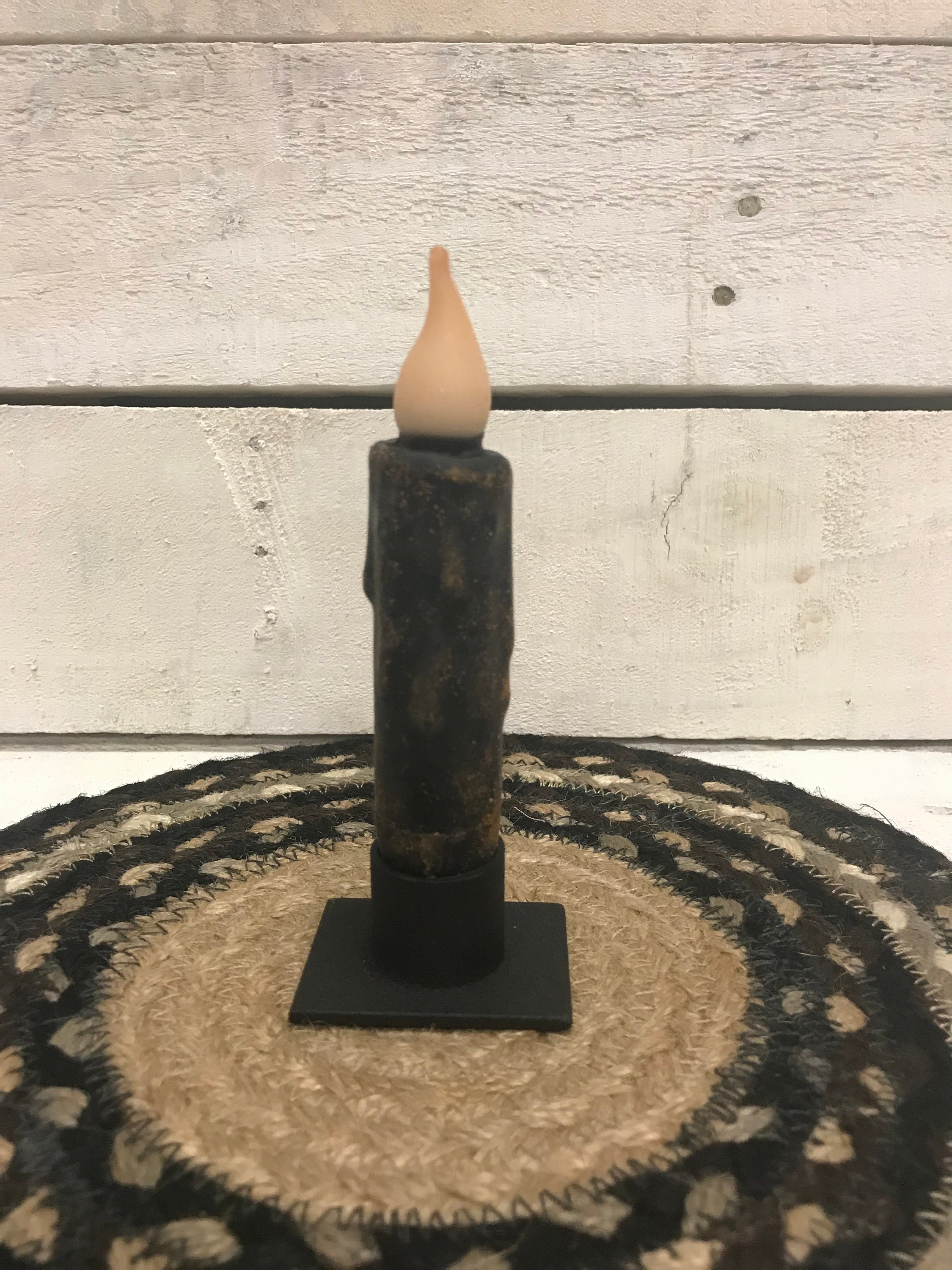 Timer Taper Candle Wax Dipped Primitive Farmhouse Decor 4 Etsy