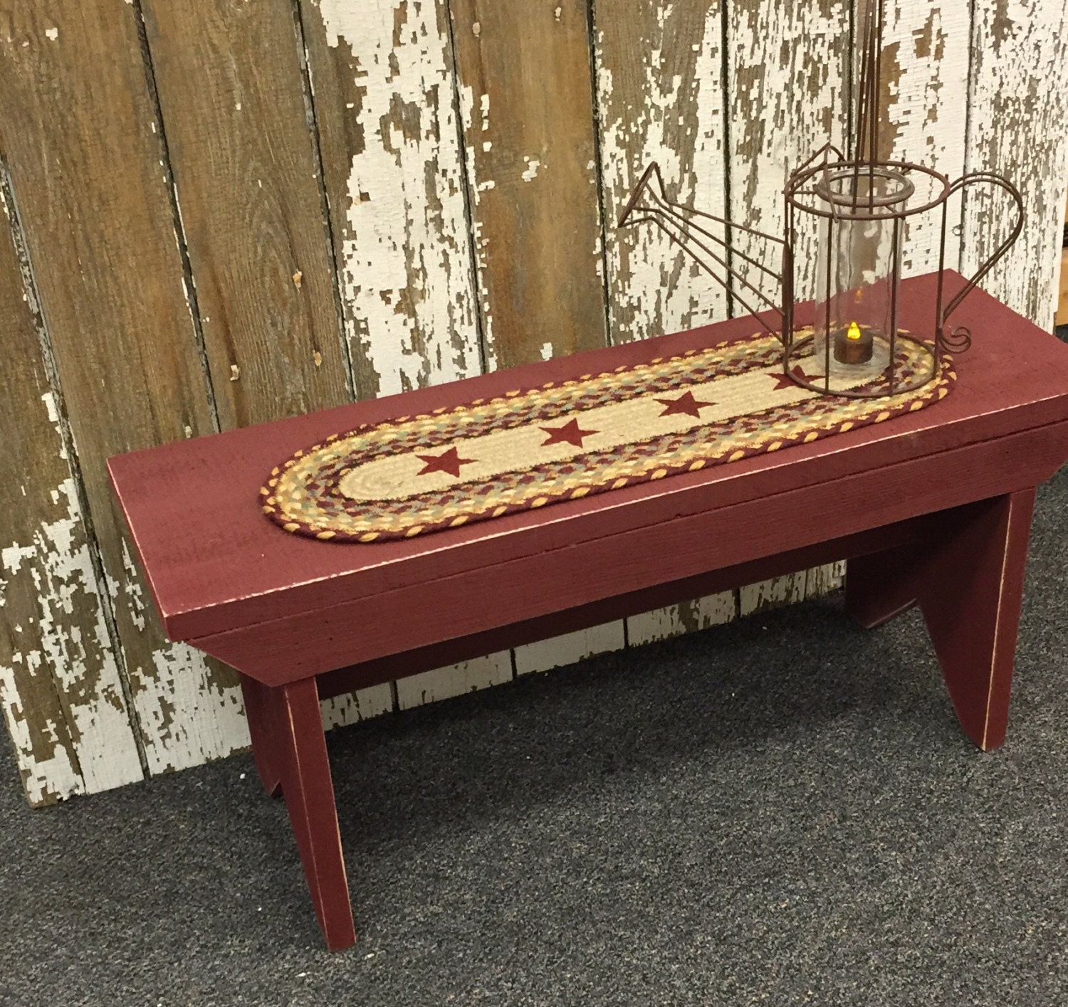 Wood Bench Farmhouse Bench Primitive Bench Mudroom or Entryway Etsy