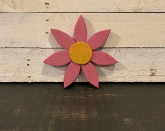 Wood Flowers Outdoor Garden Ornament Shed Barn Front Door Decor Yard Decoration Farmhouse Primitive Wall Decor Sunflower Daisy Ornament