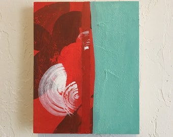 8x10" Abstract Acrylic Painting