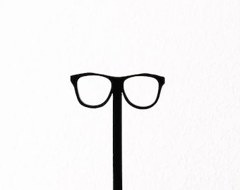 Hipster Drink Stirrer,Glasses,optomologist,Spectacles,Reading Glasses,Eye Glasses,Themed Birthdays,Cocktail Stick,Wedding,Party Decor, 6Pk