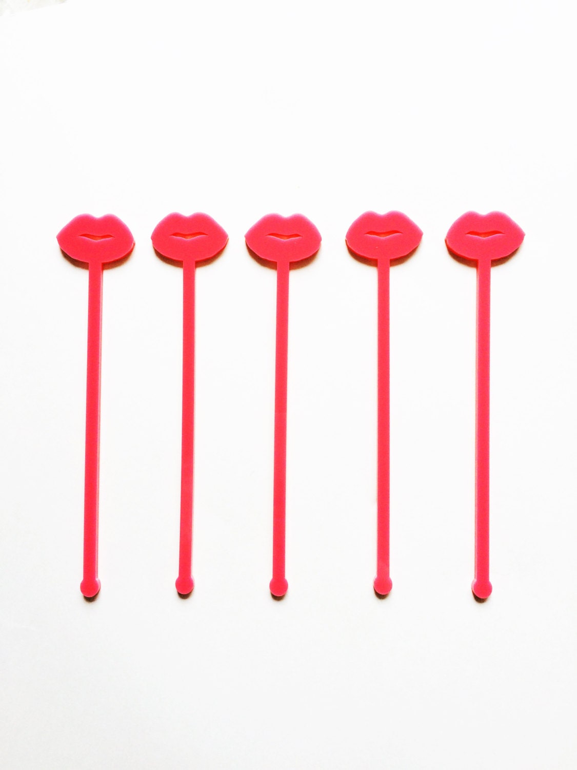 Lips Drink Stirrer,Kisses,Valentines Day,Besou,Bachelorette Party