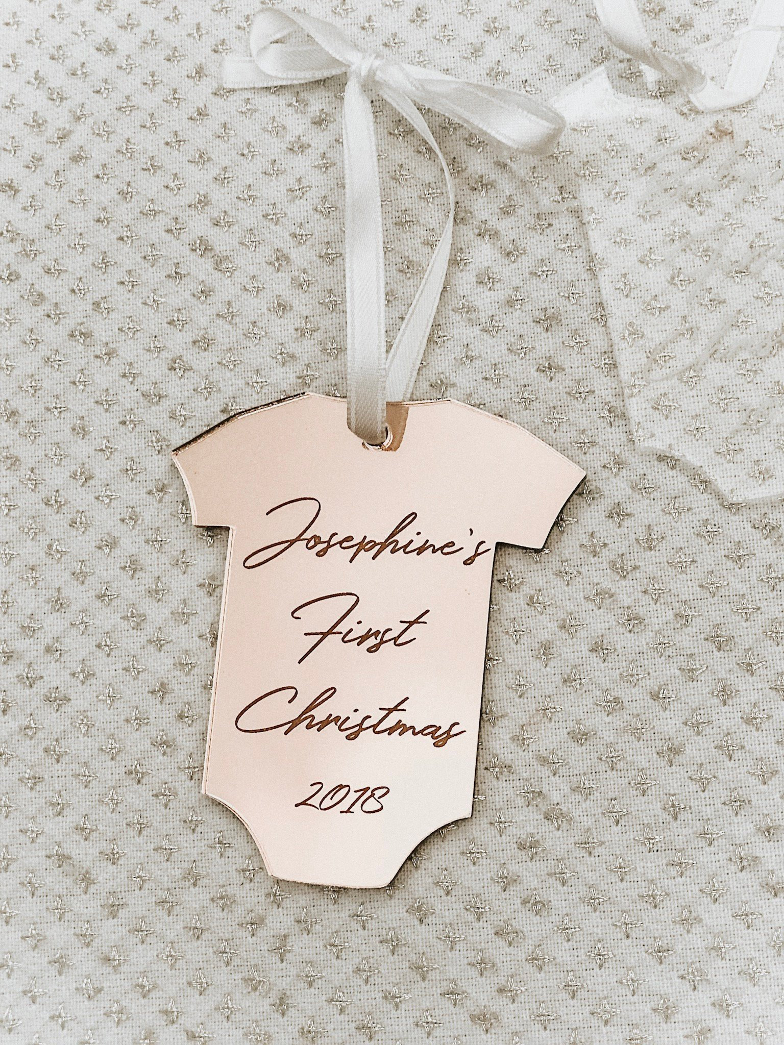 engraved ribbons baby shower