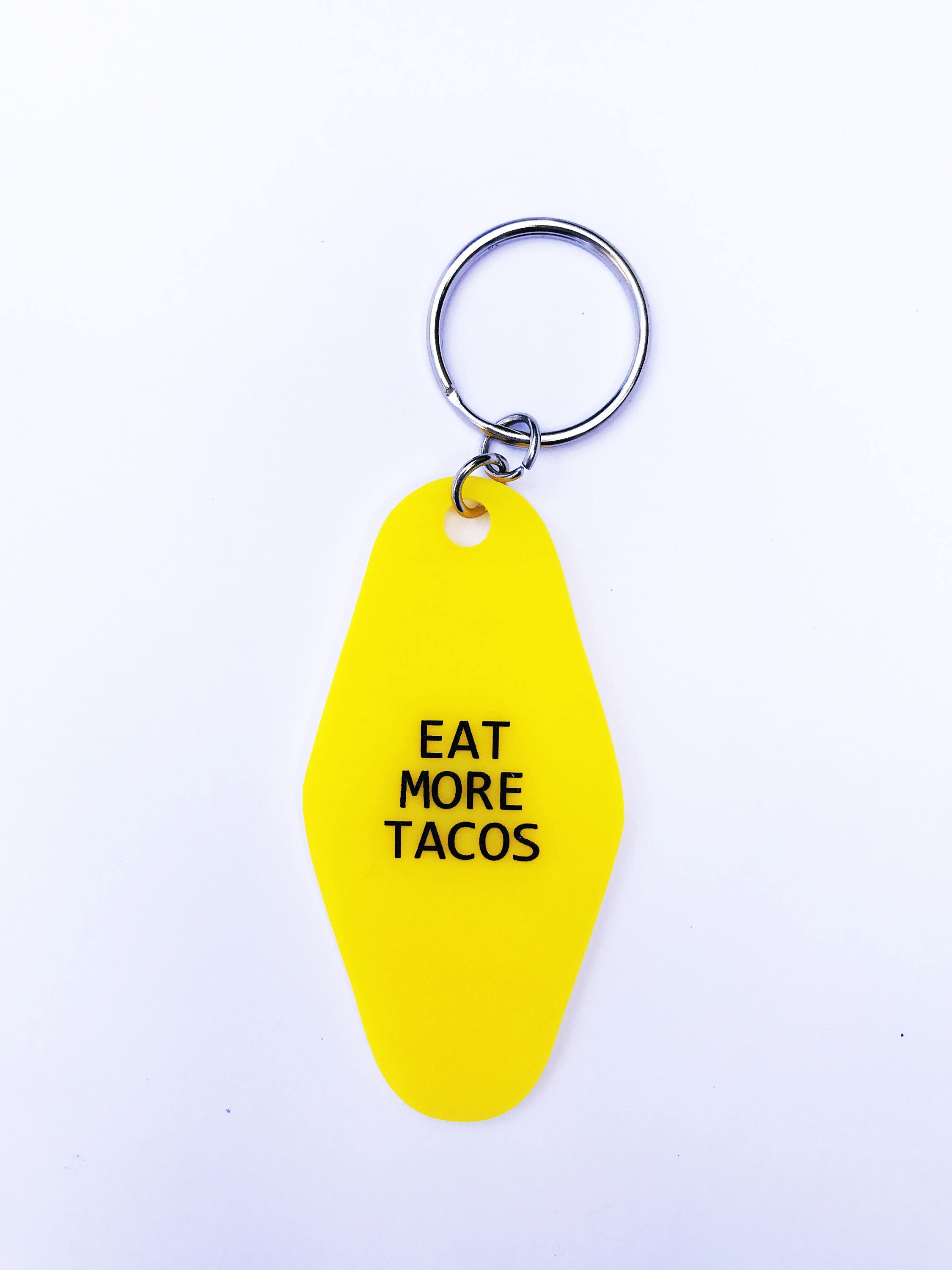 Eat More Tacos,Taco,Old school,Gift ideas,gift,Personalized Gift Fun,Hotel  Motel,Key Tags,Key Chain,Keychains,Fun Stocking Stuffer,Under 10