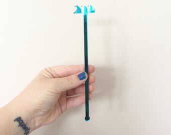 Waves Drink Stirrer, Coastal Weddings, beach party theme,Wedding Shower, Nautical event, Swizzle Sticks, Laser Cut, summer party, 50 Pack