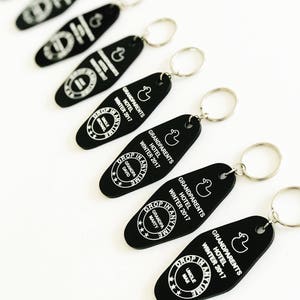 Personalized Vintage Hotel Key Chain,Gift Ideas,Personalized,Gift Tags,Baby Shower,Hotel,Business,Custom Gift,Logo,Vintage, 1 Key Chain