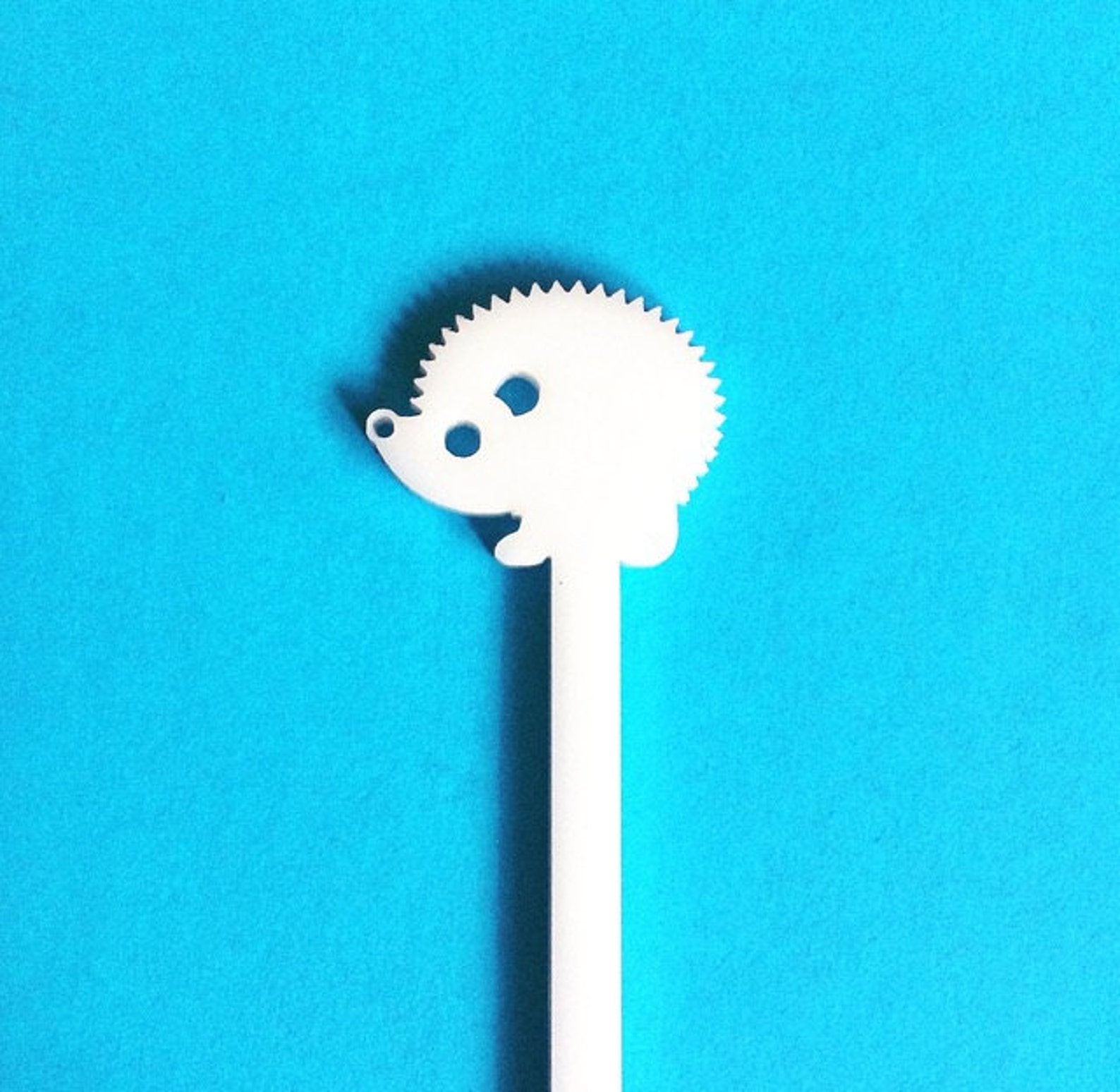 Hedgehog Drink Stirrers Stir Sticks Event Decor Wedding Etsy