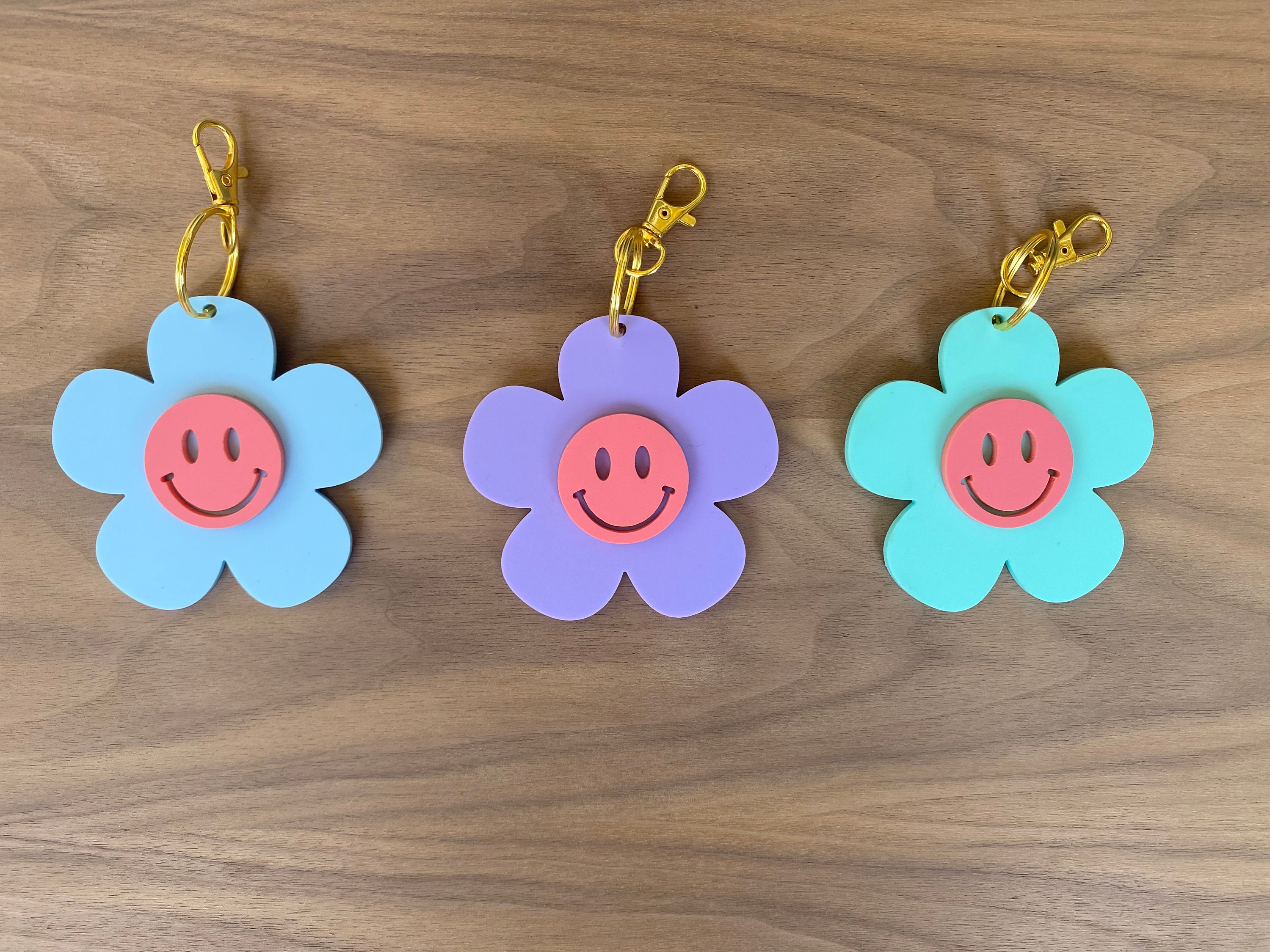 Circle Flower Keychain